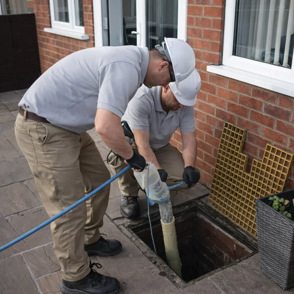 Blocked drain repair service in Halstead